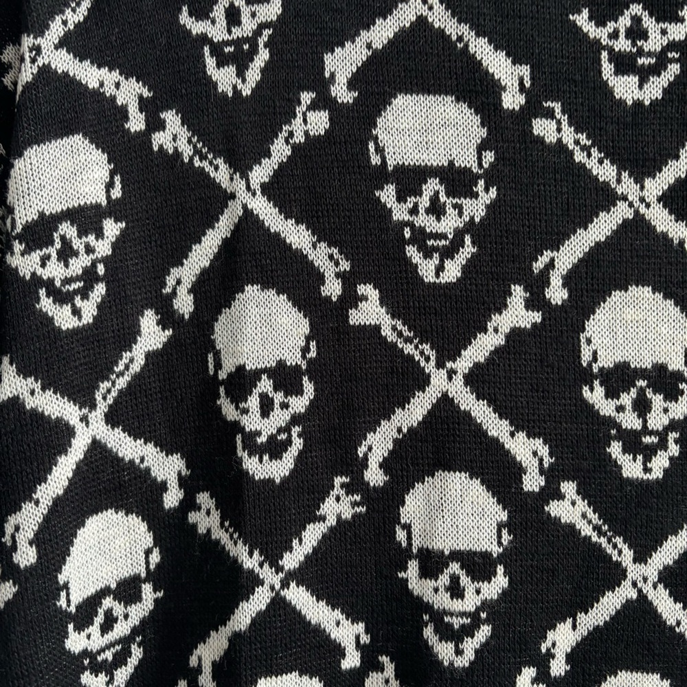 Denim & Supply by Ralph Lauren Knitted Skull And Crossbones Pattern Sweater - Picture 9 of 14